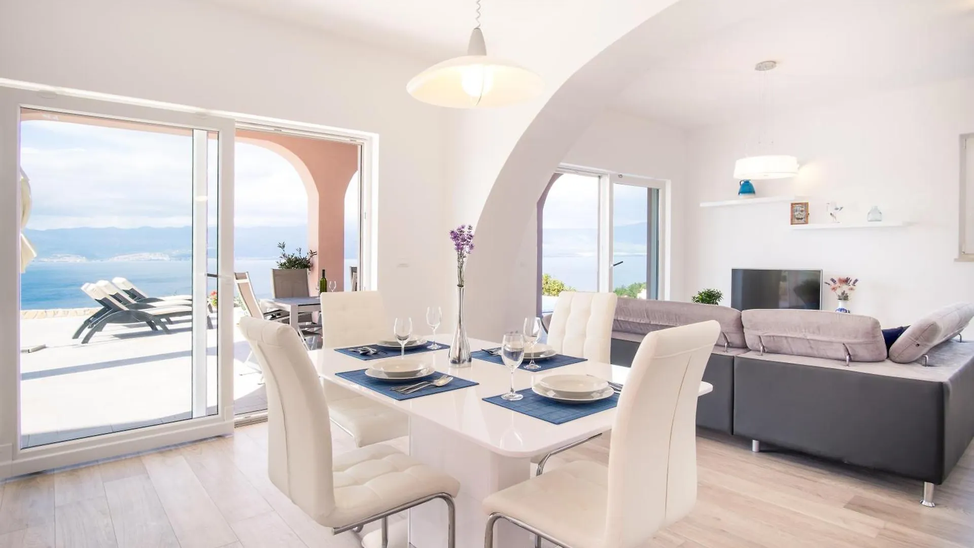 Apartment With A Private Pool, Enchanting View, Beach - By Traveler Tourist Agency Id 2122 Vrbnik