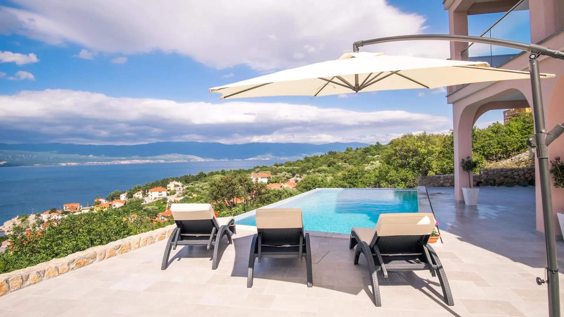 Apartment With A Private Pool, Enchanting View, Beach - By Traveler Tourist Agency Id 2122 Vrbnik
